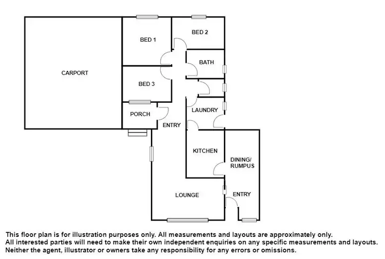 Floorplan of Homely house listing, 3 Wauchope Street, Port Augusta SA 5700