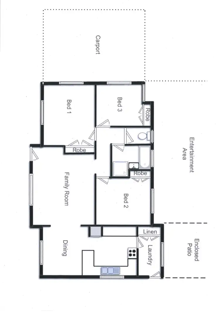 Floorplan of Homely house listing, 2 Bruce Street, Torquay QLD 4655