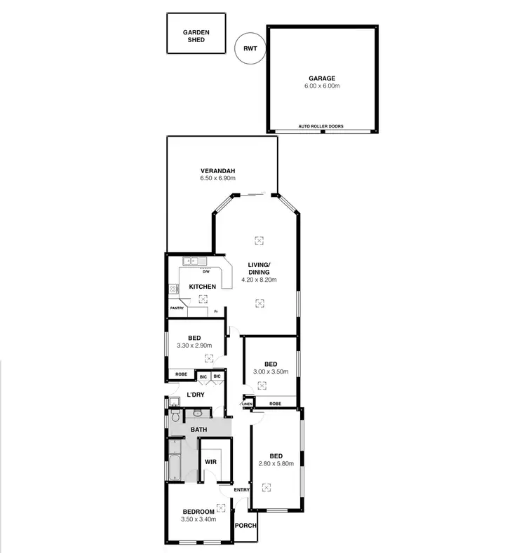 Floorplan of Homely house listing, 30 Daniel Avenue, Goolwa North SA 5214