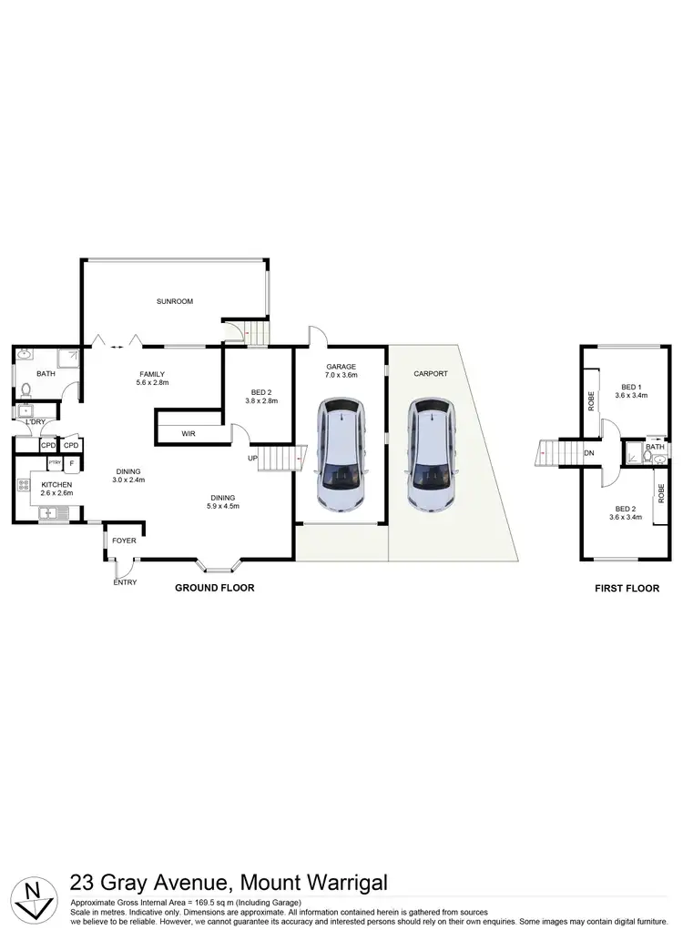 Floorplan of Homely house listing, 23 Gray Avenue, Mount Warrigal NSW 2528