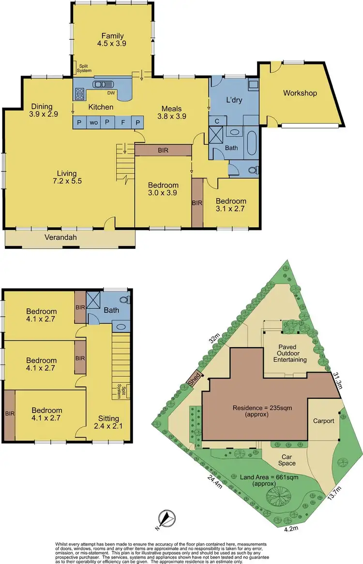 Floorplan of Homely house listing, 1 Southern Court, Forest Hill VIC 3131