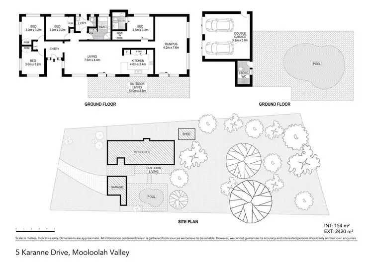Floorplan of Homely house listing, 5 Karanne Drive, Mooloolah Valley QLD 4553