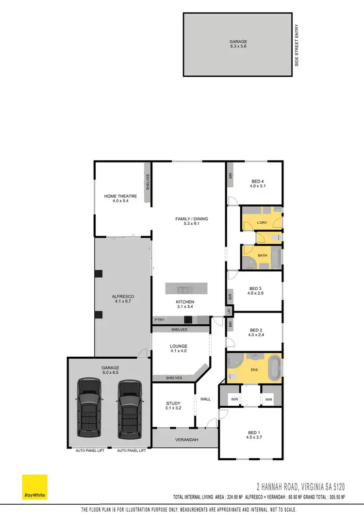 Floorplan of Homely house listing, 2 Hannah Road, Virginia SA 5120