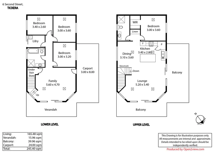 Floorplan of Homely house listing, 6 Second Street, Tickera SA 5555