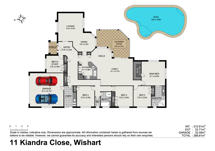 Floorplan of Homely house listing, 11 Kiandra Close, Wishart QLD 4122