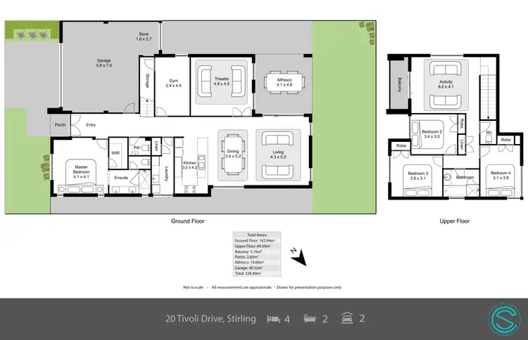 Floorplan of Homely house listing, 20 Tivoli Drive, Stirling WA 6021