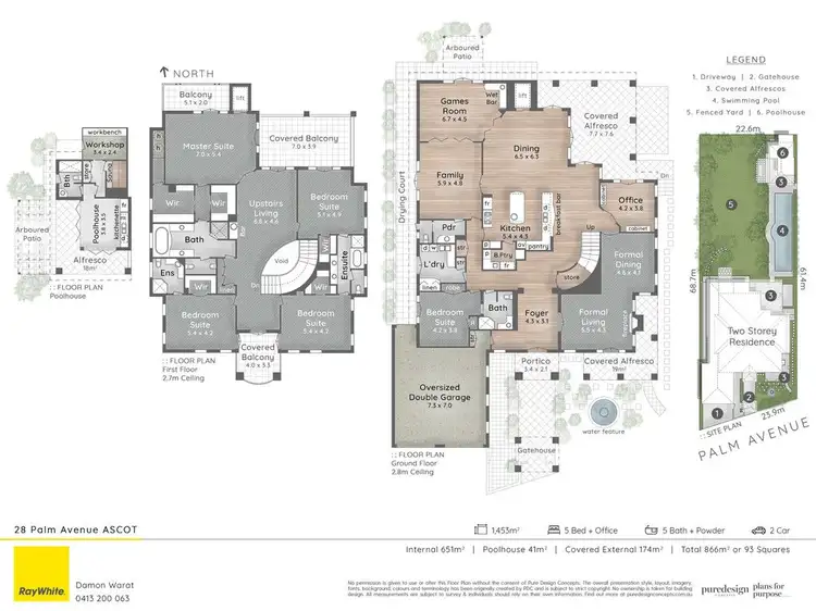 Floorplan of Homely house listing, 28 Palm Avenue, Ascot QLD 4007
