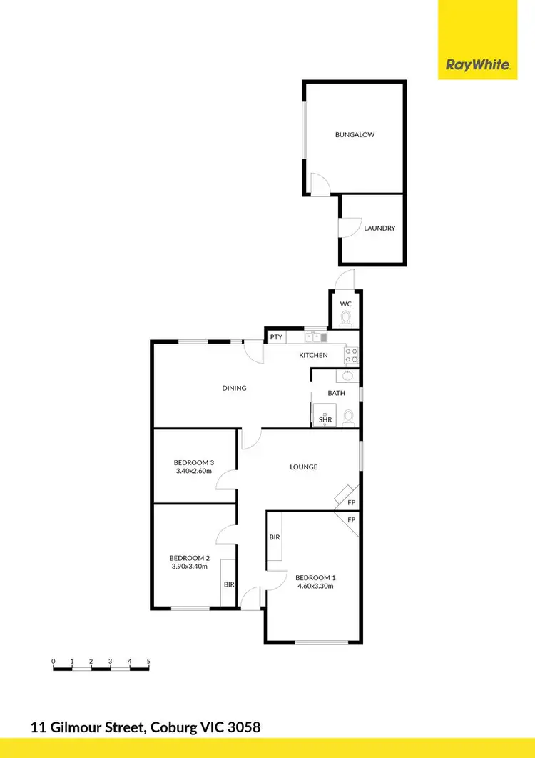 Floorplan of Homely house listing, 11 Gilmour Street, Coburg VIC 3058
