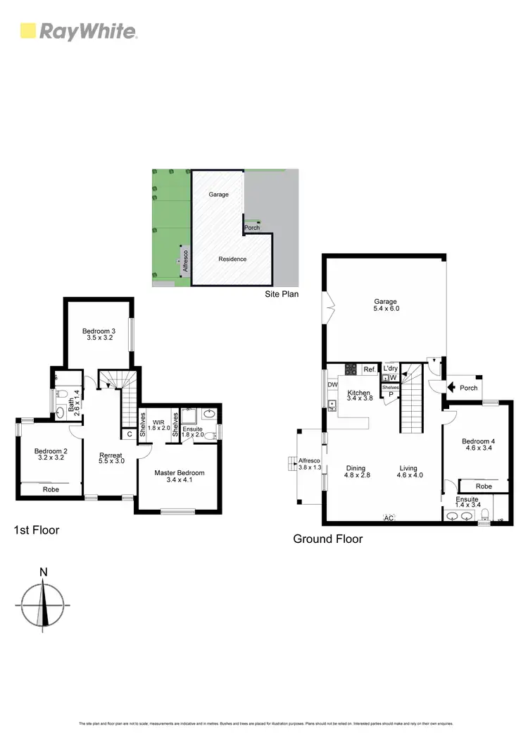 Floorplan of Homely townhouse listing, 2/1 Hatherley Road, Chadstone VIC 3148