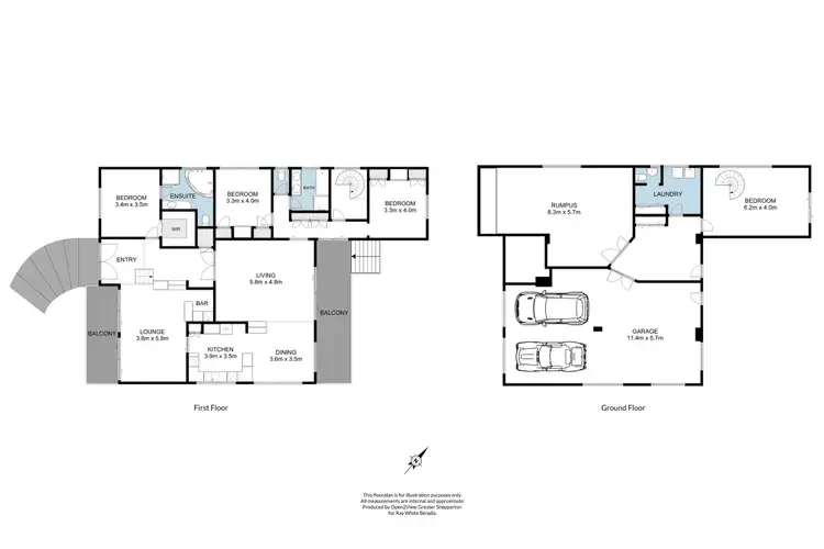 Floorplan of Homely house listing, 125 Arundel Street, Benalla VIC 3672