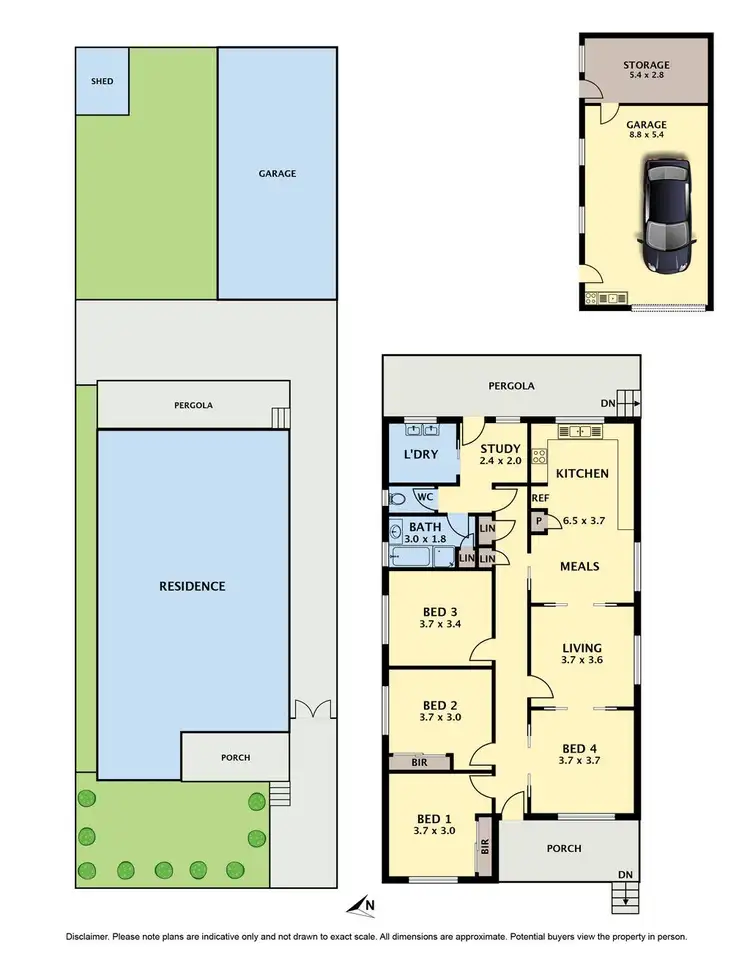 Floorplan of Homely house listing, 17 Hawthorn Street, Coburg VIC 3058