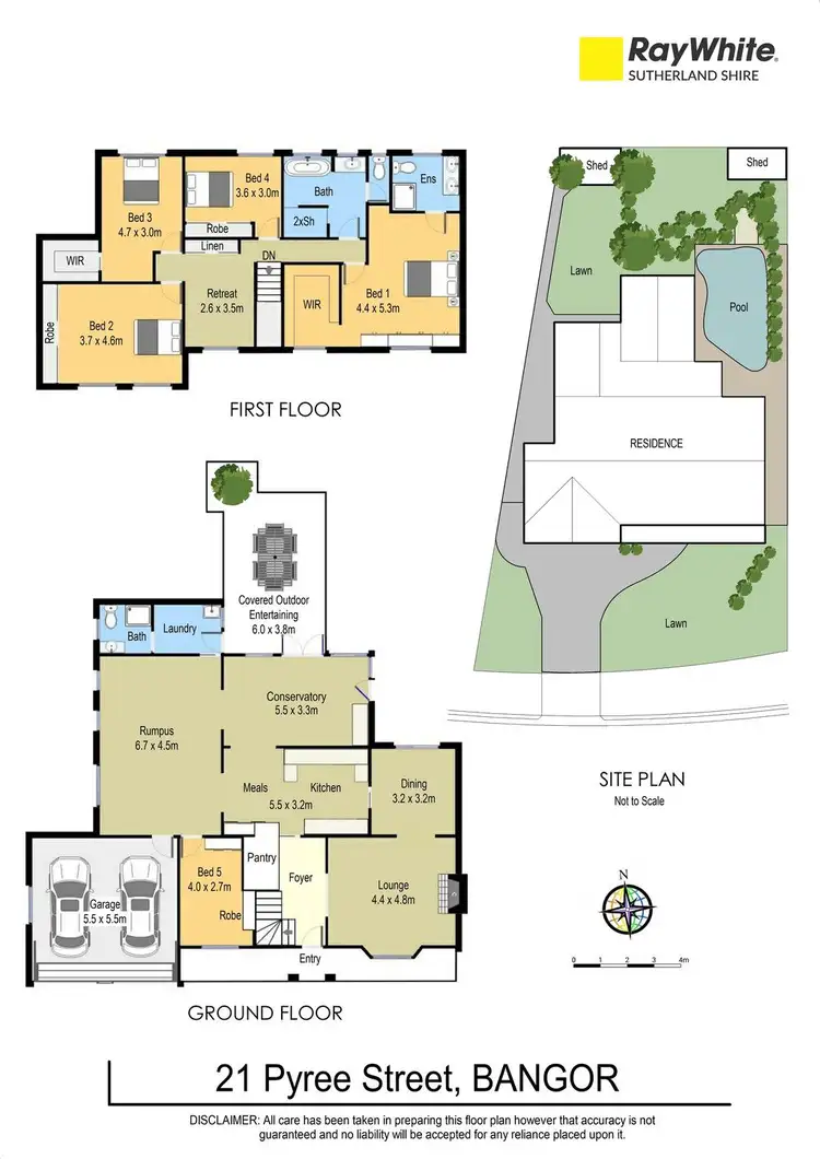 Floorplan of Homely house listing, 21 Pyree Street, Bangor NSW 2234