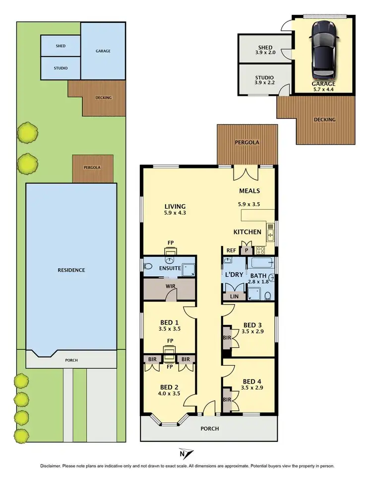 Floorplan of Homely house listing, 199 Gordon Street, Coburg VIC 3058