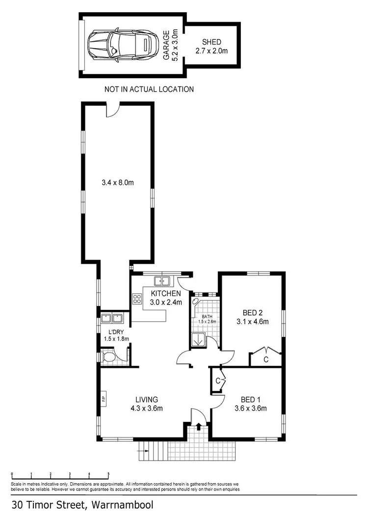 Floorplan of Homely house listing, 30 Timor Street, Warrnambool VIC 3280