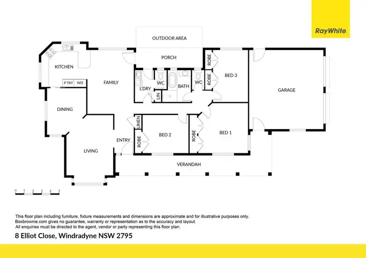 Floorplan of Homely house listing, 8 Elliot Close, Windradyne NSW 2795