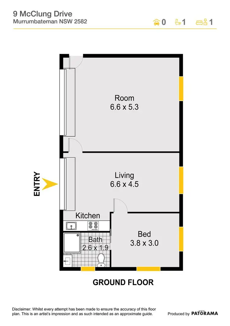 Floorplan of Homely house listing, 9 McClung Drive, Murrumbateman NSW 2582
