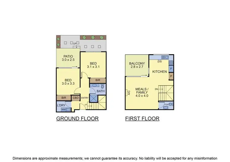 Floorplan of Homely apartment listing, 2/1086 Stud Road, Rowville VIC 3178