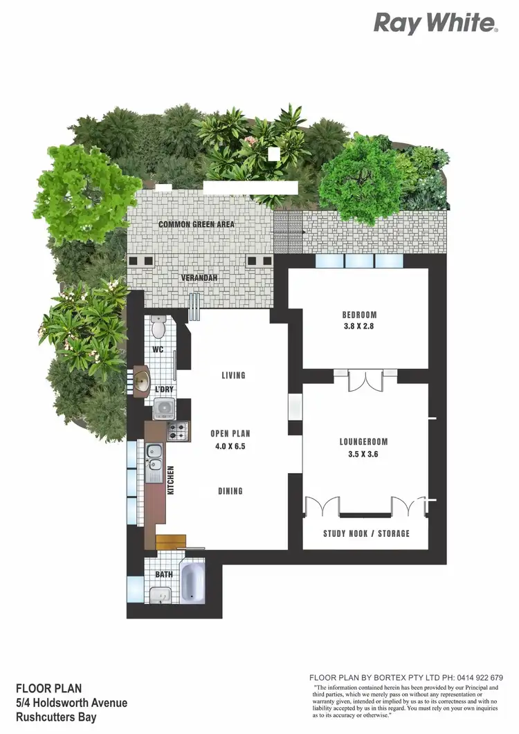 Floorplan of Homely apartment listing, 5/4 Holdsworth Avenue, Elizabeth Bay NSW 2011