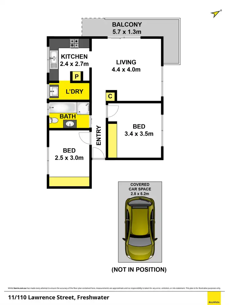 Floorplan of Homely apartment listing, 11/110 Lawrence Street, Freshwater NSW 2096
