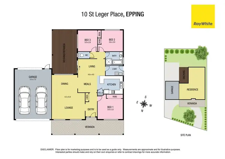 Floorplan of Homely house listing, 10 St Leger Place, Epping VIC 3076