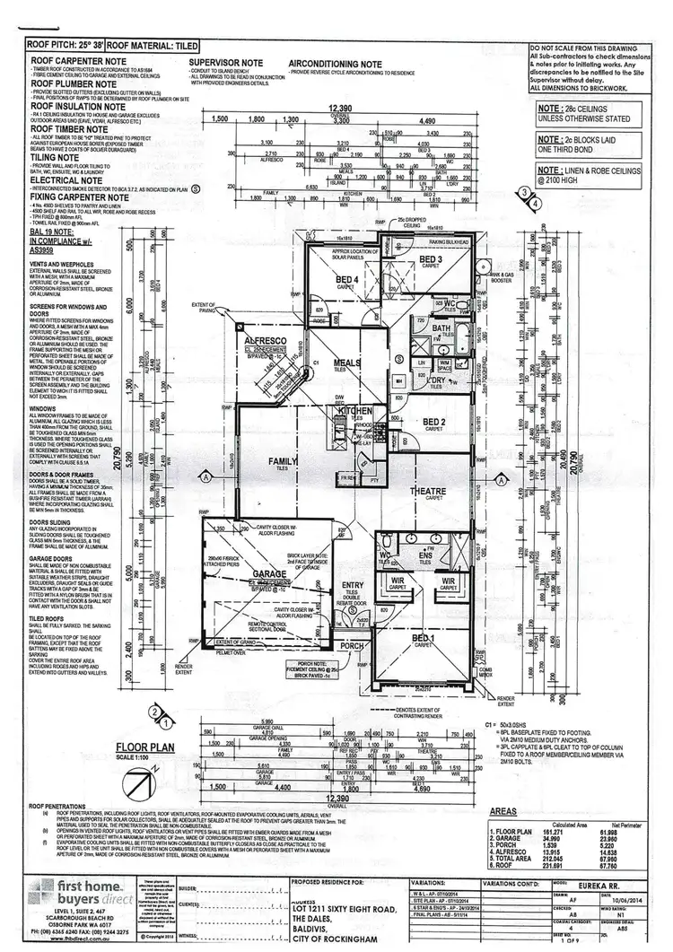 Floorplan of Homely house listing, 296 Sixty Eight Road, Baldivis WA 6171