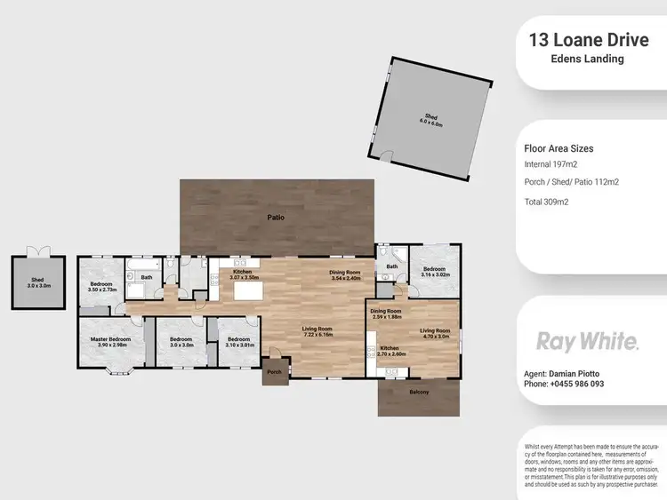 Floorplan of Homely house listing, 13 Loane Drive, Edens Landing QLD 4207