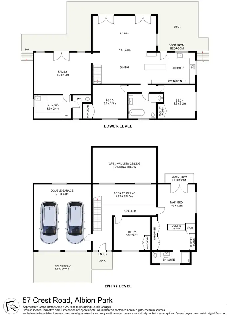 Floorplan of Homely house listing, 57 Crest Road, Albion Park NSW 2527