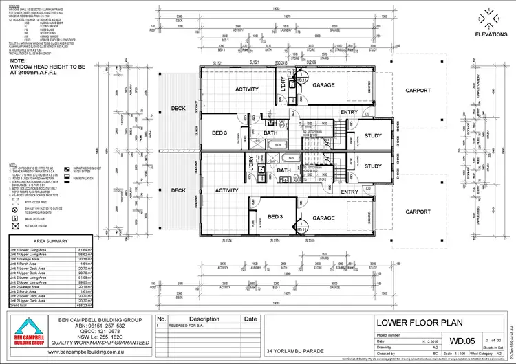 Floorplan of Homely semi-detached listing, 1/34 Yorlambu Parade, Maroochydore QLD 4558