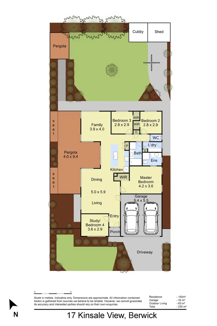 Floorplan of Homely house listing, 17 Kinsale View, Berwick VIC 3806