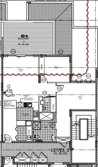 Floorplan of Homely unit listing, 22/128 Belinda Street, Gerringong NSW 2534