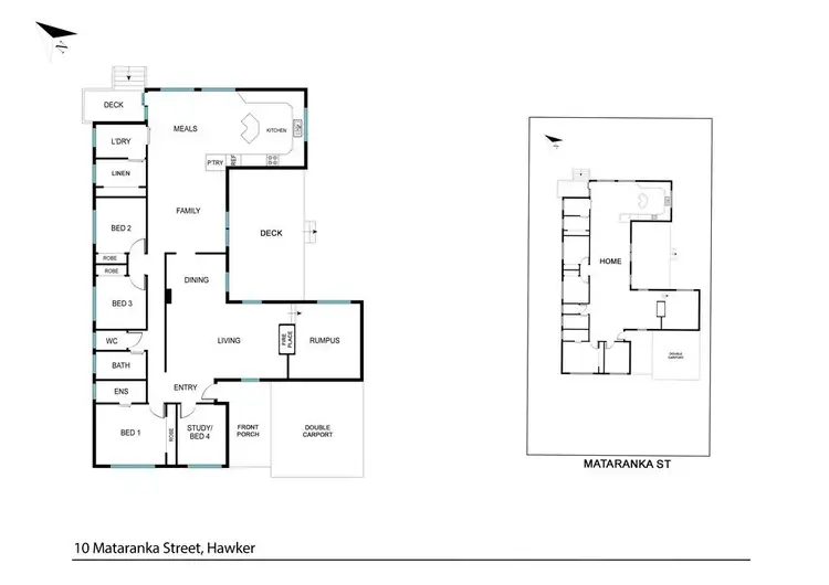 Floorplan of Homely house listing, 10 Mataranka Street, Hawker ACT 2614