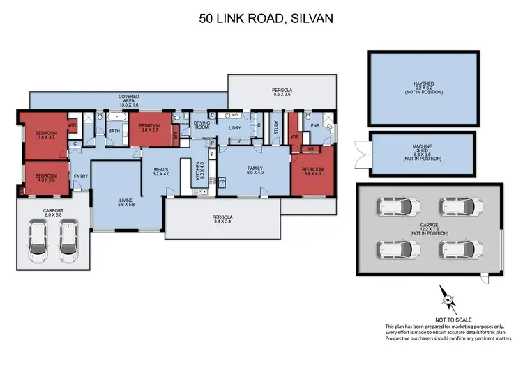 Floorplan of Homely house listing, 50 Link Road, Silvan VIC 3795