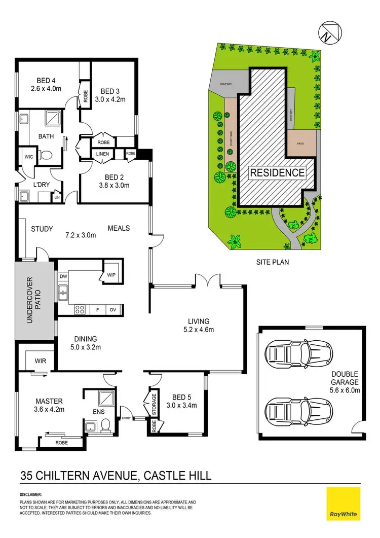 Floorplan of Homely house listing, 35 Chiltern Crescent, Castle Hill NSW 2154