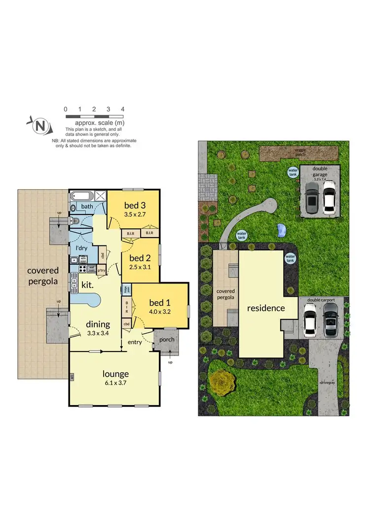Floorplan of Homely house listing, 34 Jolimont Avenue, Mulgrave VIC 3170