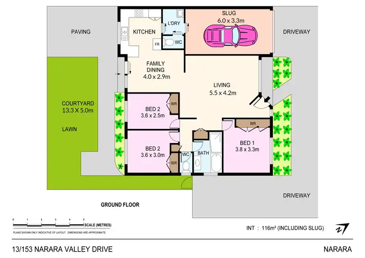 Floorplan of Homely villa listing, 13/153 Narara Valley Drive, Narara NSW 2250