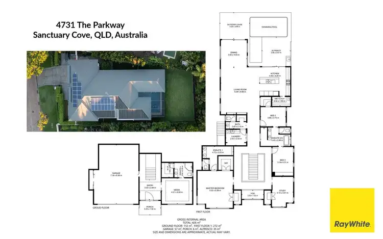 Floorplan of Homely house listing, 4731 The Parkway, Sanctuary Cove QLD 4212