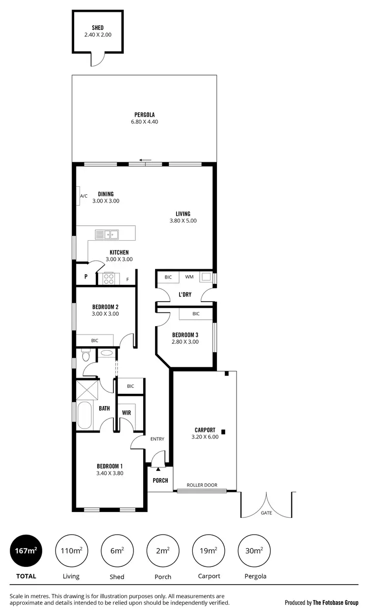 Floorplan of Homely house listing, 21 Axminster Crescent, Craigmore SA 5114