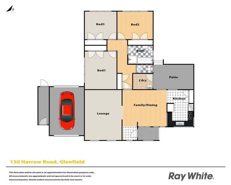 Floorplan of Homely house listing, 130 Harrow Road, Glenfield NSW 2167