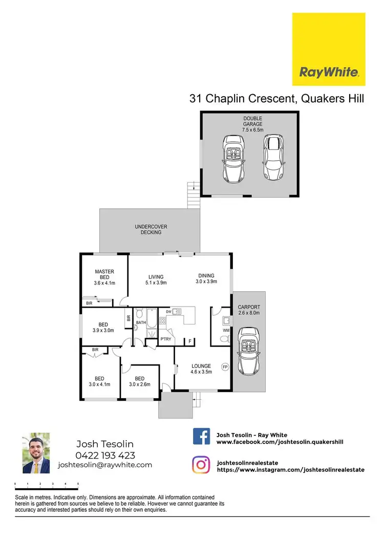 Floorplan of Homely house listing, 31 Chaplin Crescent, Quakers Hill NSW 2763