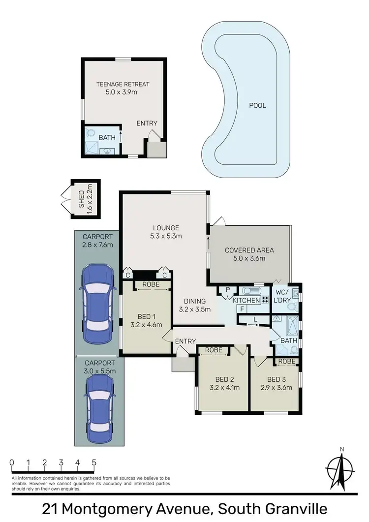 Floorplan of Homely house listing, 21 Montgomery Avenue, Granville NSW 2142