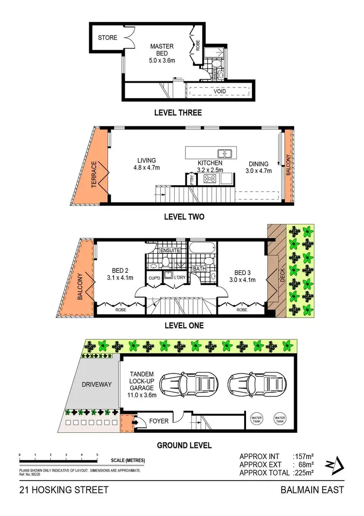 Floorplan of Homely house listing, 21 Hosking Street, Balmain East NSW 2041