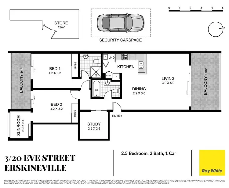 Floorplan of Homely apartment listing, 3/20 Eve Street, Erskineville NSW 2043