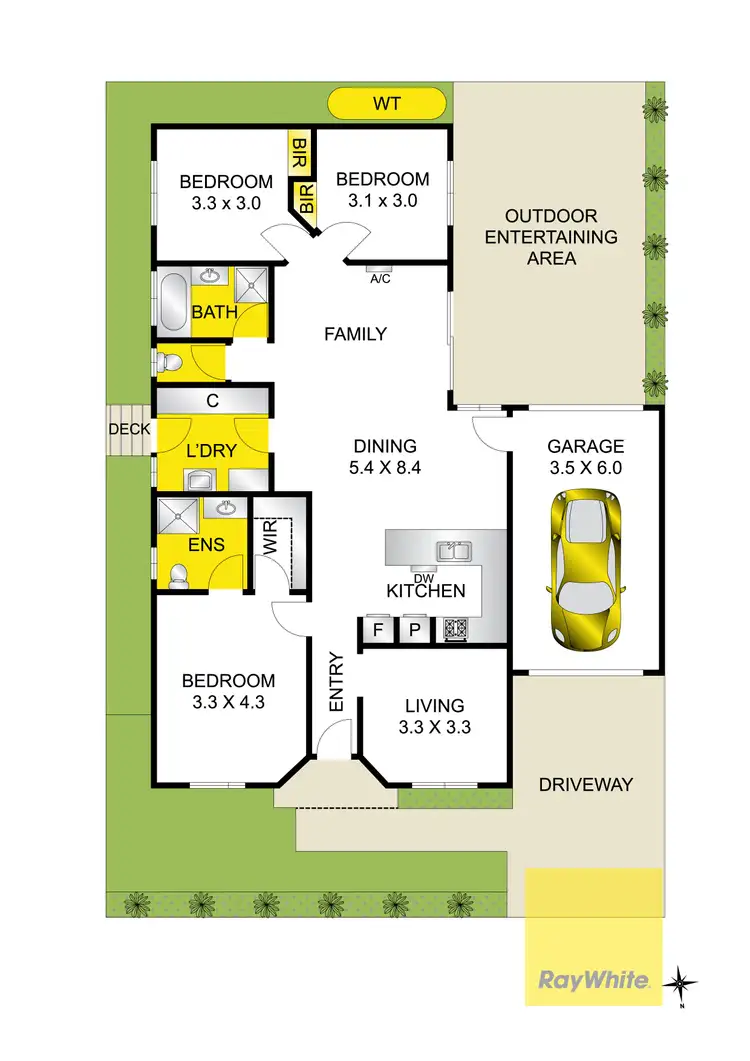 Floorplan of Homely townhouse listing, 1A Cambra Road, Belmont VIC 3216