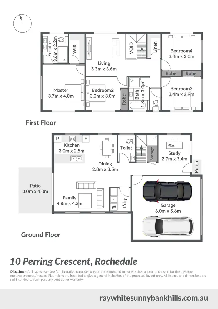 Floorplan of Homely house listing, 10 Perring Crescent, Rochedale QLD 4123