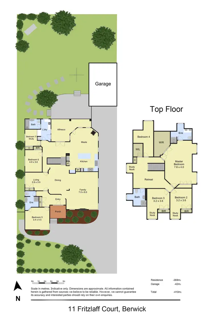 Floorplan of Homely house listing, 11 Fritzlaff Court, Berwick VIC 3806
