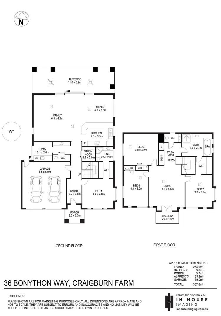 Floorplan of Homely house listing, 36 Bonython Way, Craigburn Farm SA 5051
