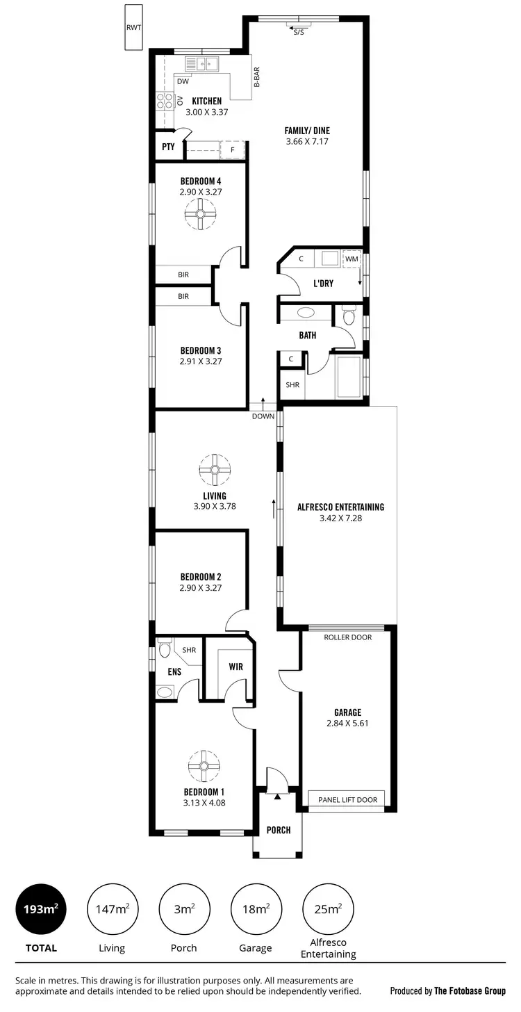 Floorplan of Homely house listing, 13a Windebanks Road, Aberfoyle Park SA 5159