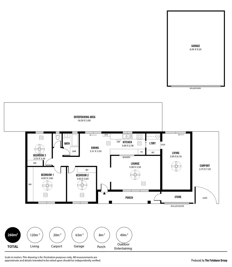Floorplan of Homely house listing, 22 Woodhall Drive, Happy Valley SA 5159