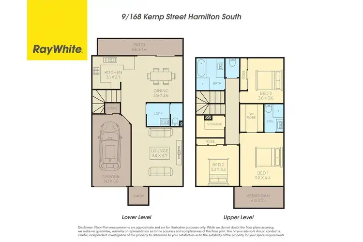Floorplan of Homely townhouse listing, 9/170 Kemp Street, Hamilton South NSW 2303