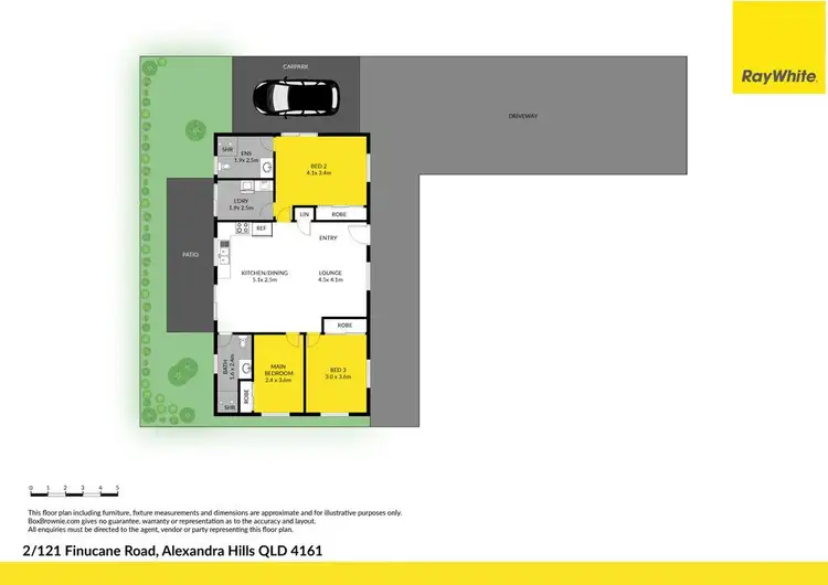 Floorplan of Homely villa listing, 2/121 Finucane Road, Alexandra Hills QLD 4161
